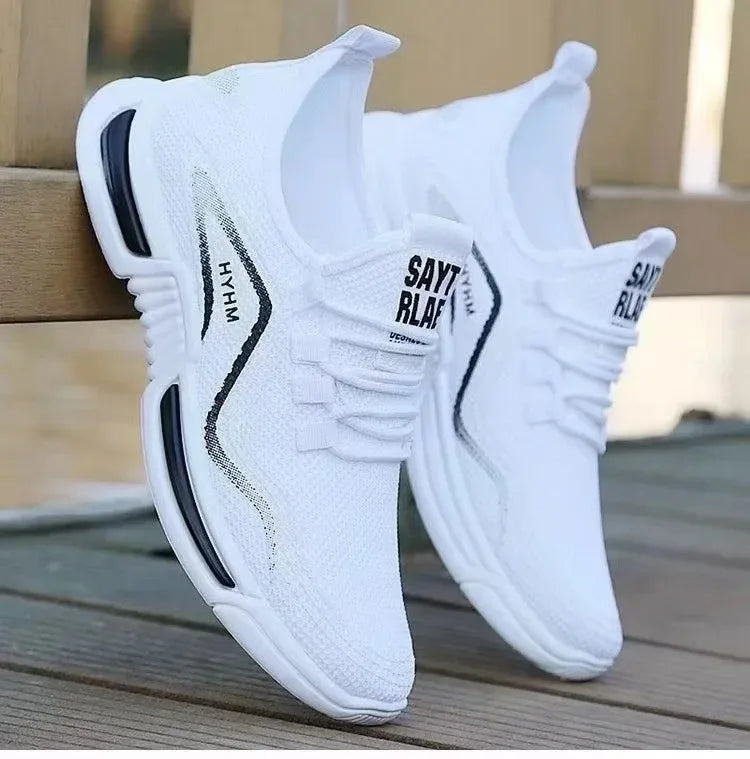 Men’s Summer Breathable Mesh Casual Shoes – Odor-Resistant & Soft Sole