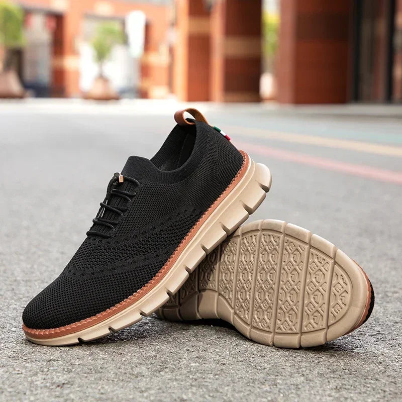 Men's Casual Vulcanized Loafers – Lightweight Mesh Canvas Work & Sports Shoes 2024