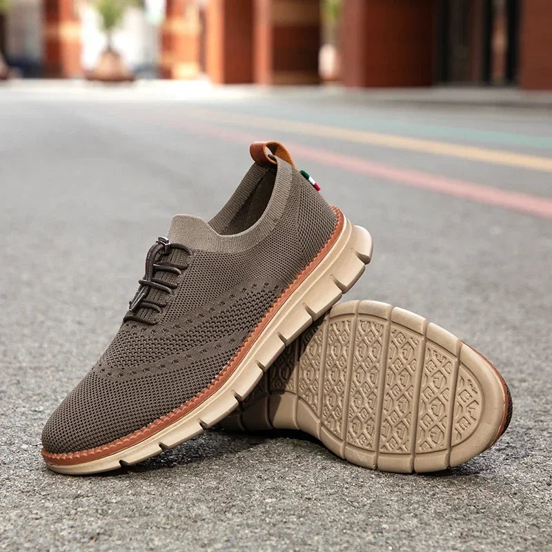 Men's Casual Vulcanized Loafers – Lightweight Mesh Canvas Work & Sports Shoes 2024