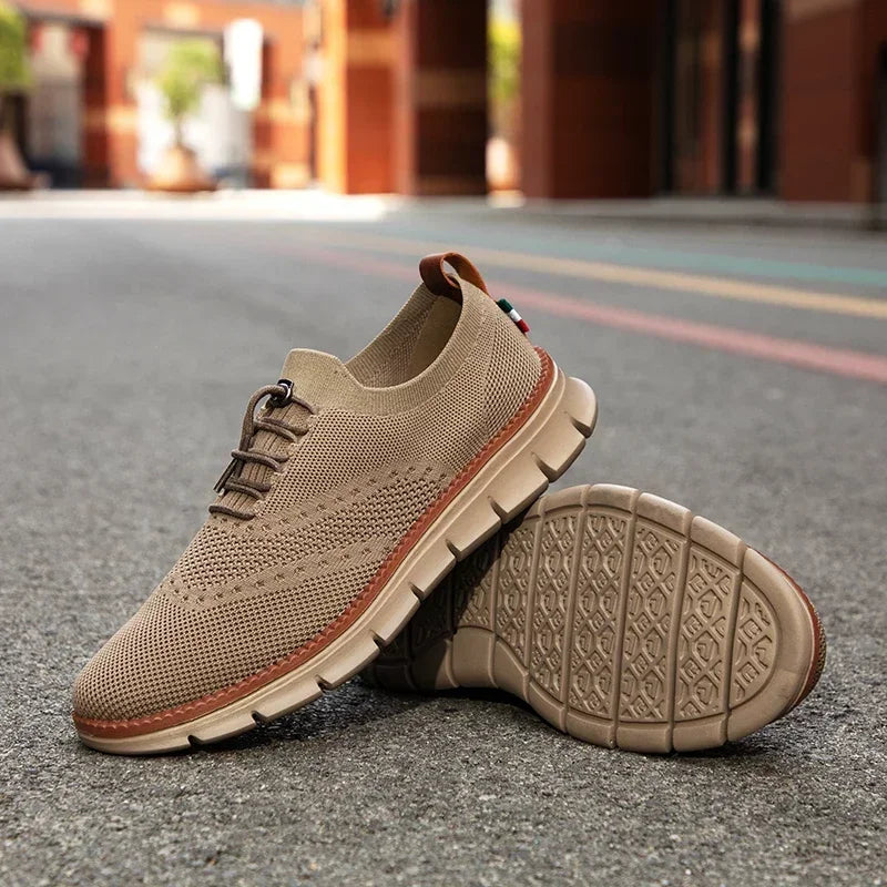 Men's Casual Vulcanized Loafers – Lightweight Mesh Canvas Work & Sports Shoes 2024